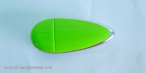 Plastic waterdrop USB Flash Drive 3