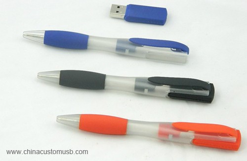 Pen shape usb disk with logo 3