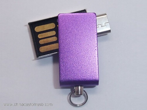 Mini Metal Pivotant USB Flash Drive 3