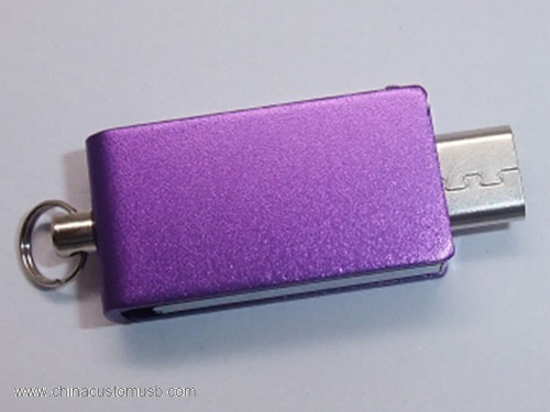 Mini Metal Giratória USB Flash Drive 4