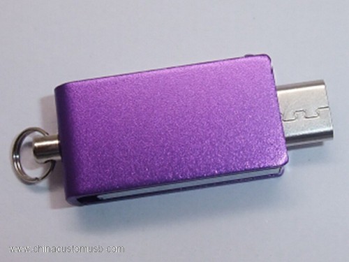 Mini Metal Pivotant USB Flash Drive 4