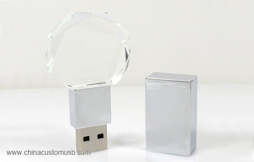  Cristal Redondo 32gb Usb 2.0 Flash Drive 5