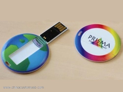 Mini Card USB Disk med logo print 2