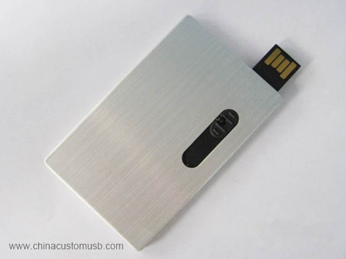 Aluminium Credit Card USB Flash Drev 2