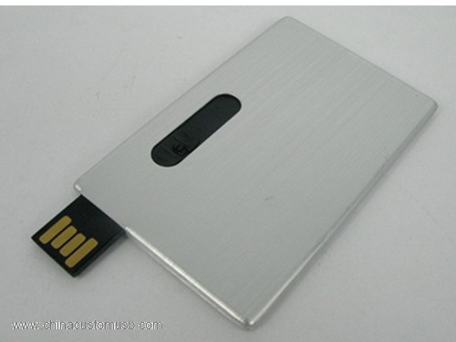 Aluminium Karty Kredytowej USB Błysk Przejażdżka 3