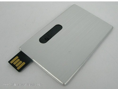 Aluminium Kreditkort USB Blixt Driva 3