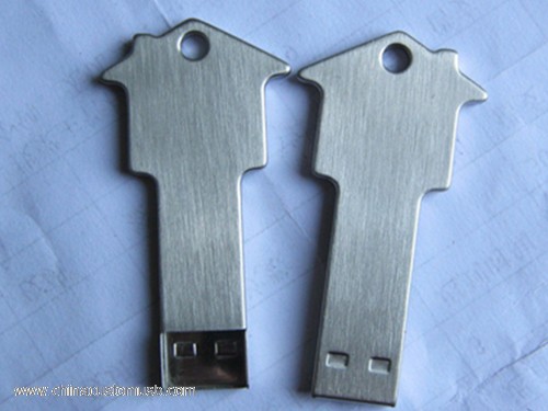 Klíč Tvar USB Flash Disk s Drzý Data-Preload 2