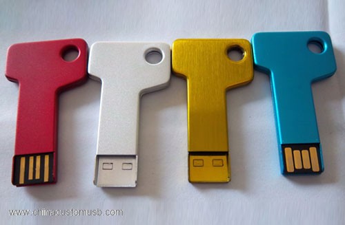 Mini Kunci Bentuk USB Kunci dengan Custom Laser Logo 4