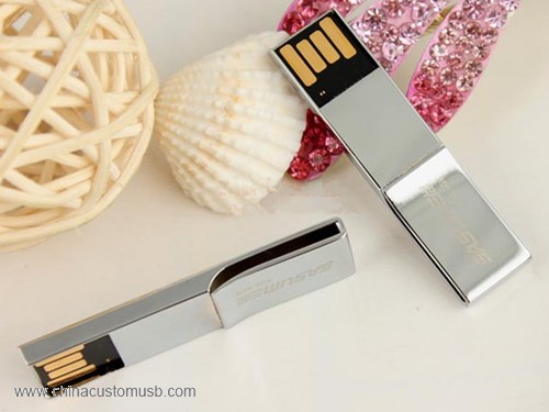Mini Metal Clip USB Flash Disk 2