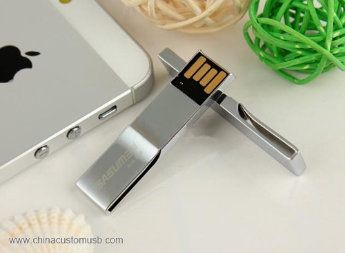 Mini Metal Clip USB Flash Dysku 3