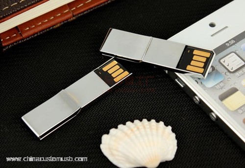 Mini Metal Clip USB Flash Disk 4