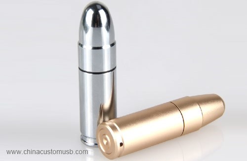 Metal Bullet Tvar USB Flash Disku 2