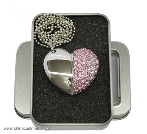 Diamant hjerte form USB Flash Drive 7