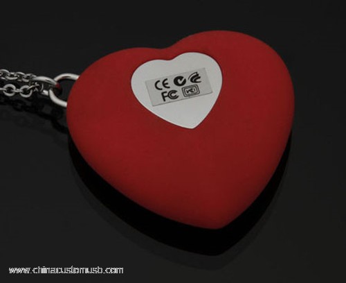 Joyería Corazón Collar USB Flash Disk 3