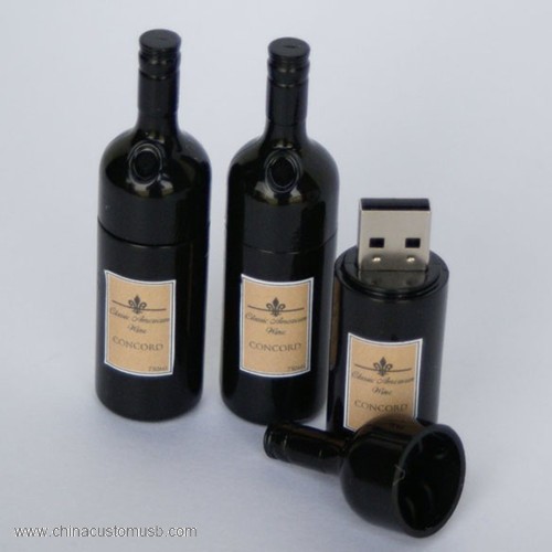 PVC botella usb flash drive 2