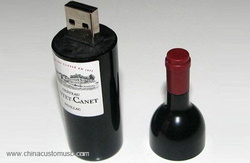 PVC botella usb flash drive 3