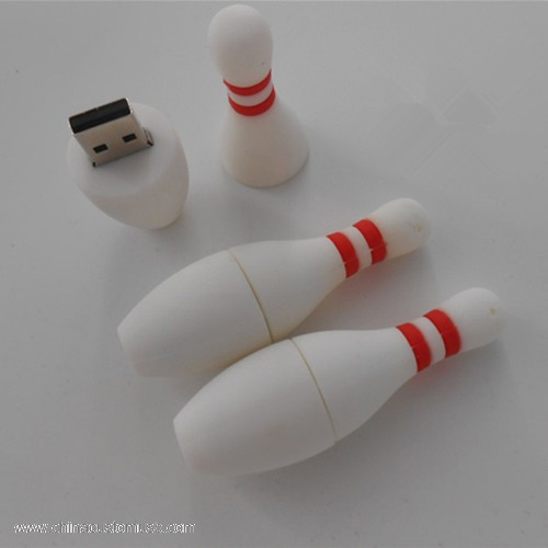 البولينغ PVC محرك أقراص محمول USB 2