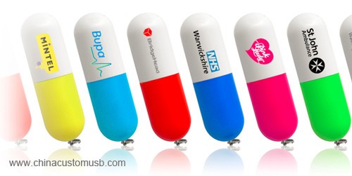 ABS Pill shape USB Flash Drive 6