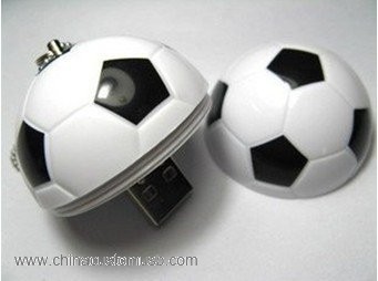 Fútbol forma USB Flash Drive 4