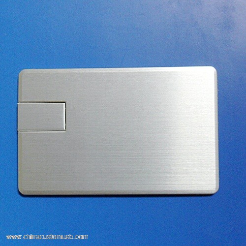 Aluminium Card USB Flash Disk 3