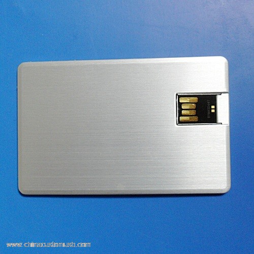 Aluminum Card USB Flash Disk 4