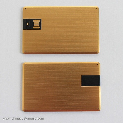 Aluminio Tarjeta USB Flash Disk 5