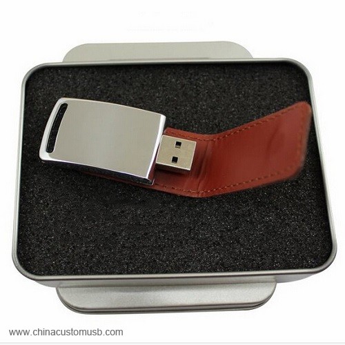 Skórzany Pendrive 4