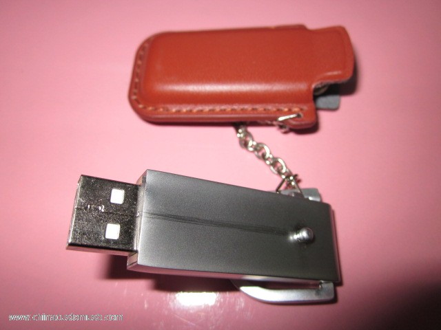 Läder USB Flash Disk 2