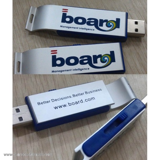 Metal USB Flash Drive com Logotipo gravado 4